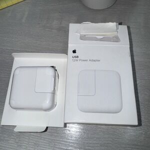 Genuine OEM Apple 12W USB Wall Charger Power Adapter for iPad iPhone A2167 USB-A